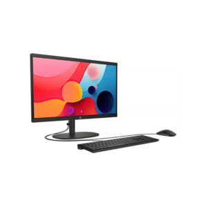 PC All-in-One HP 22″ (Intel N100, 8GB, 256GB SSD, FreeDOS, Negro)